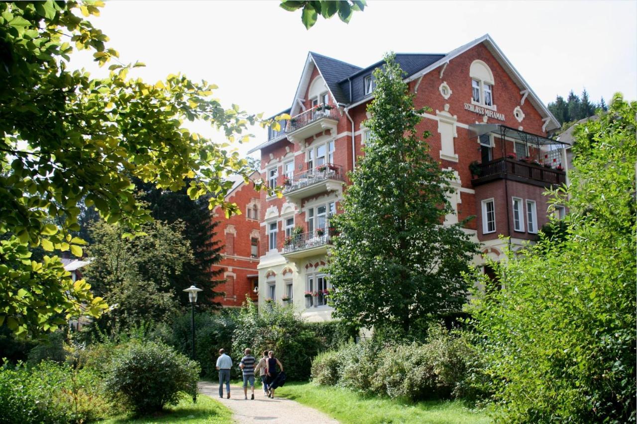 Hotel-Pension Schloss -Miramar Bad Elster Exteriér fotografie